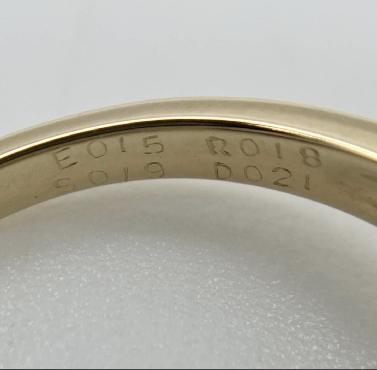 R0.18ct S0.19ct E0.15ct D0.21ct K18 3.8g Ring 