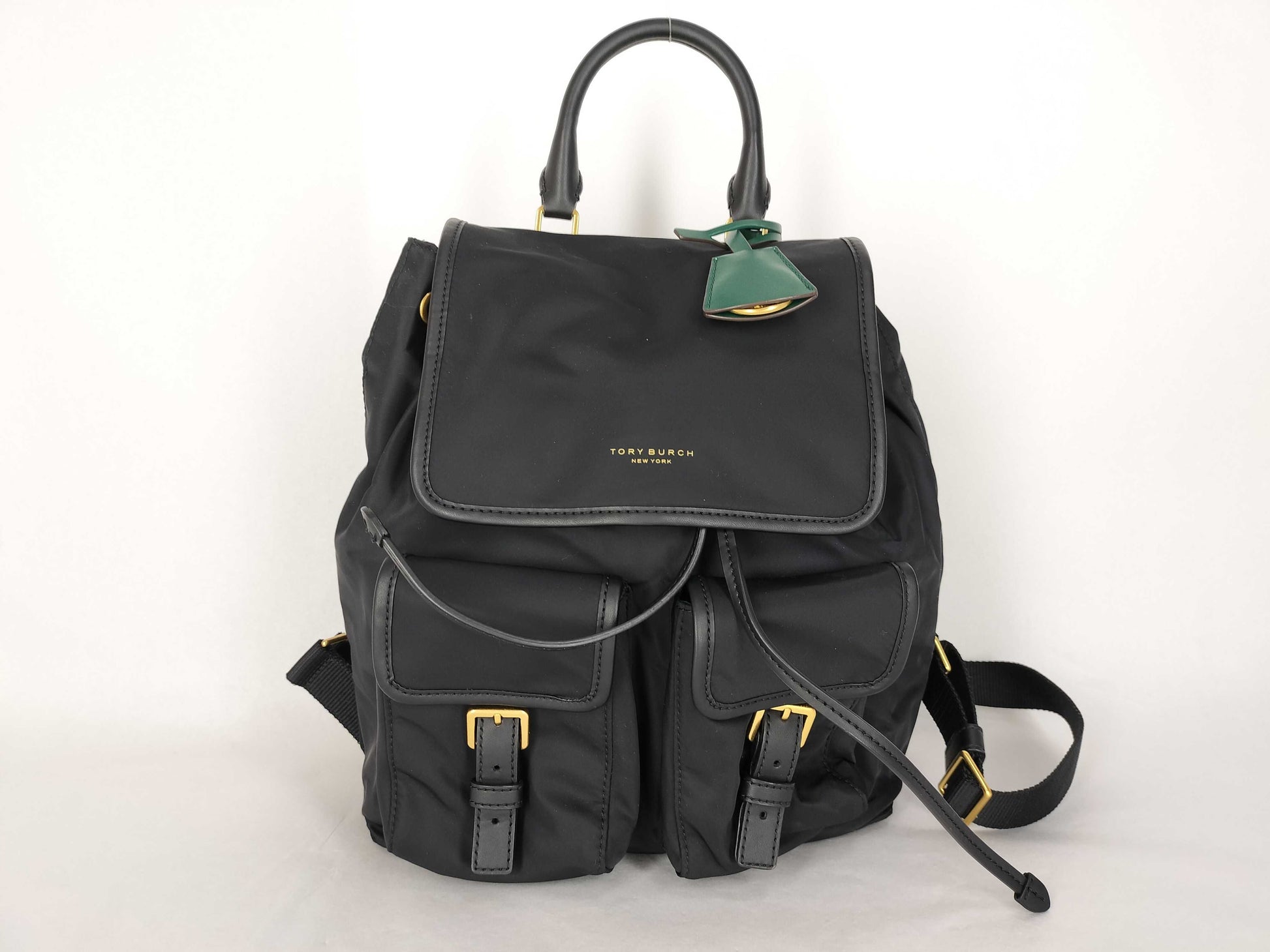 Tory Burch Backpack, Nylon, Black 
