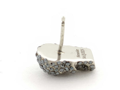 ALEXANDER MCQUEEN Silver 5.5g Unused Earrings