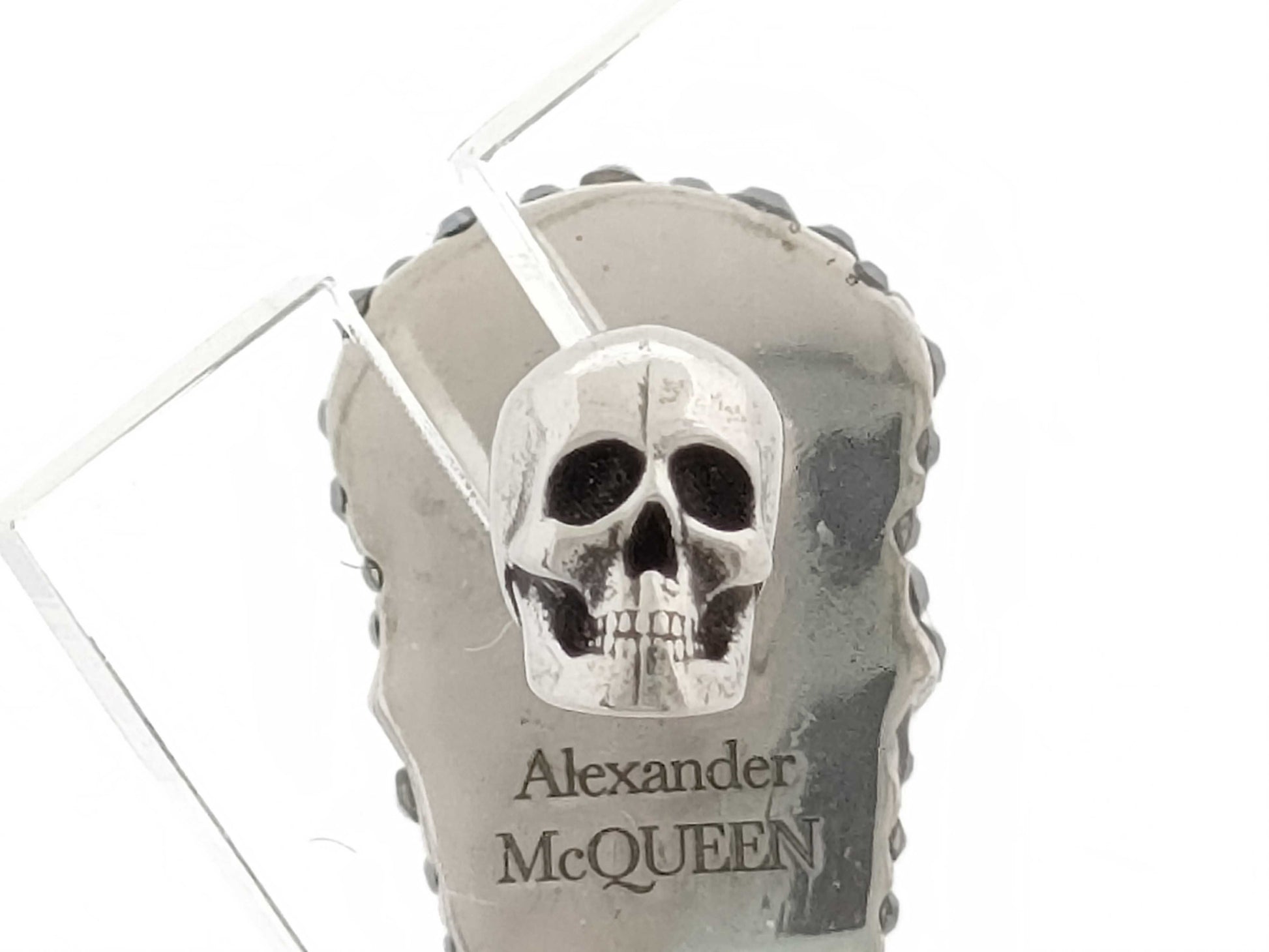 ALEXANDER MCQUEEN Silver 5.5g Unused Earrings