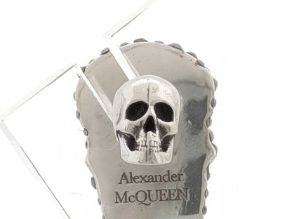 ALEXANDER MCQUEEN Silver 5.5g Unused Earrings