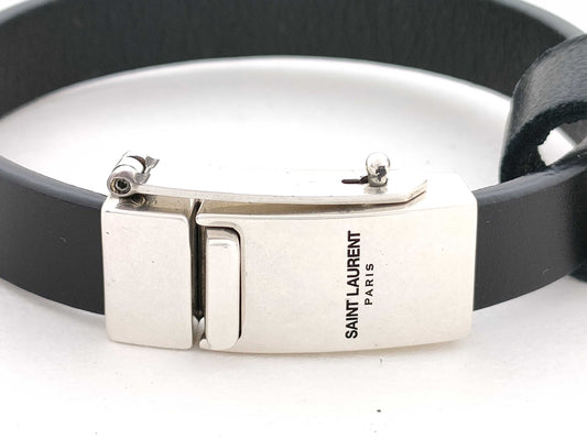 SAINT LAURENT SAINT LAURENT Calfskin Bracelet Unused Bracelet/Bangle