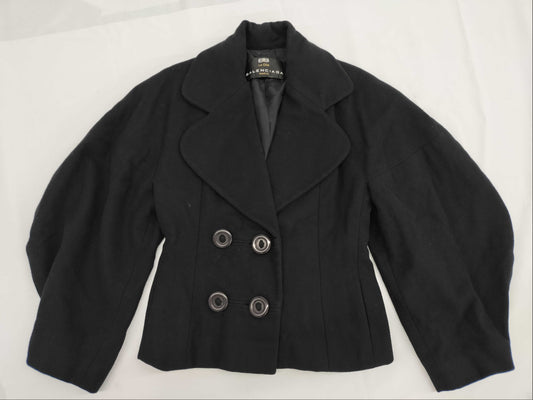 BALENCIAGA Wool Coat Dress