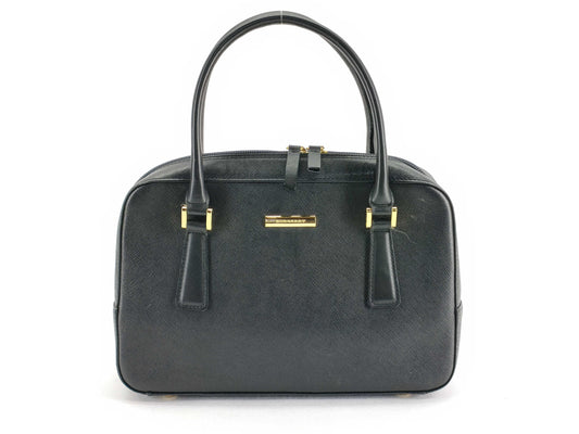 BURBERRY Mini Boston Bag Handbag Nova Check Black Boston Bag