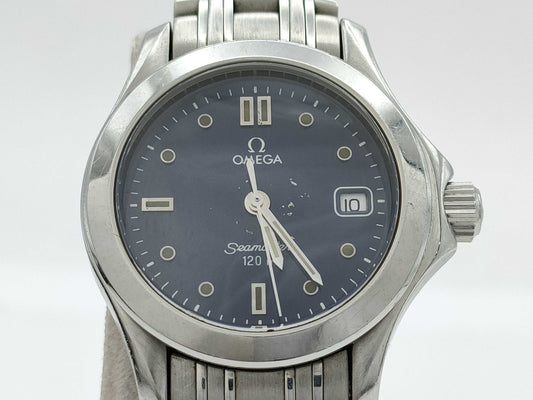 OMEGA Seamaster 2581.80 54878863 Navy Blue Dial Quartz Women's Watch