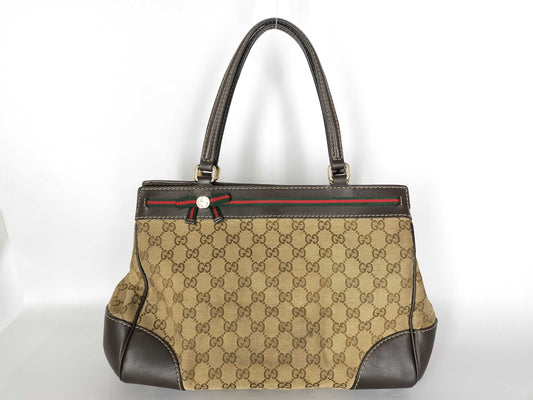 GUCCI GG Canvas GUCCI GG Canvas GG Canvas Tote Bag 257063 Handbag Handbag