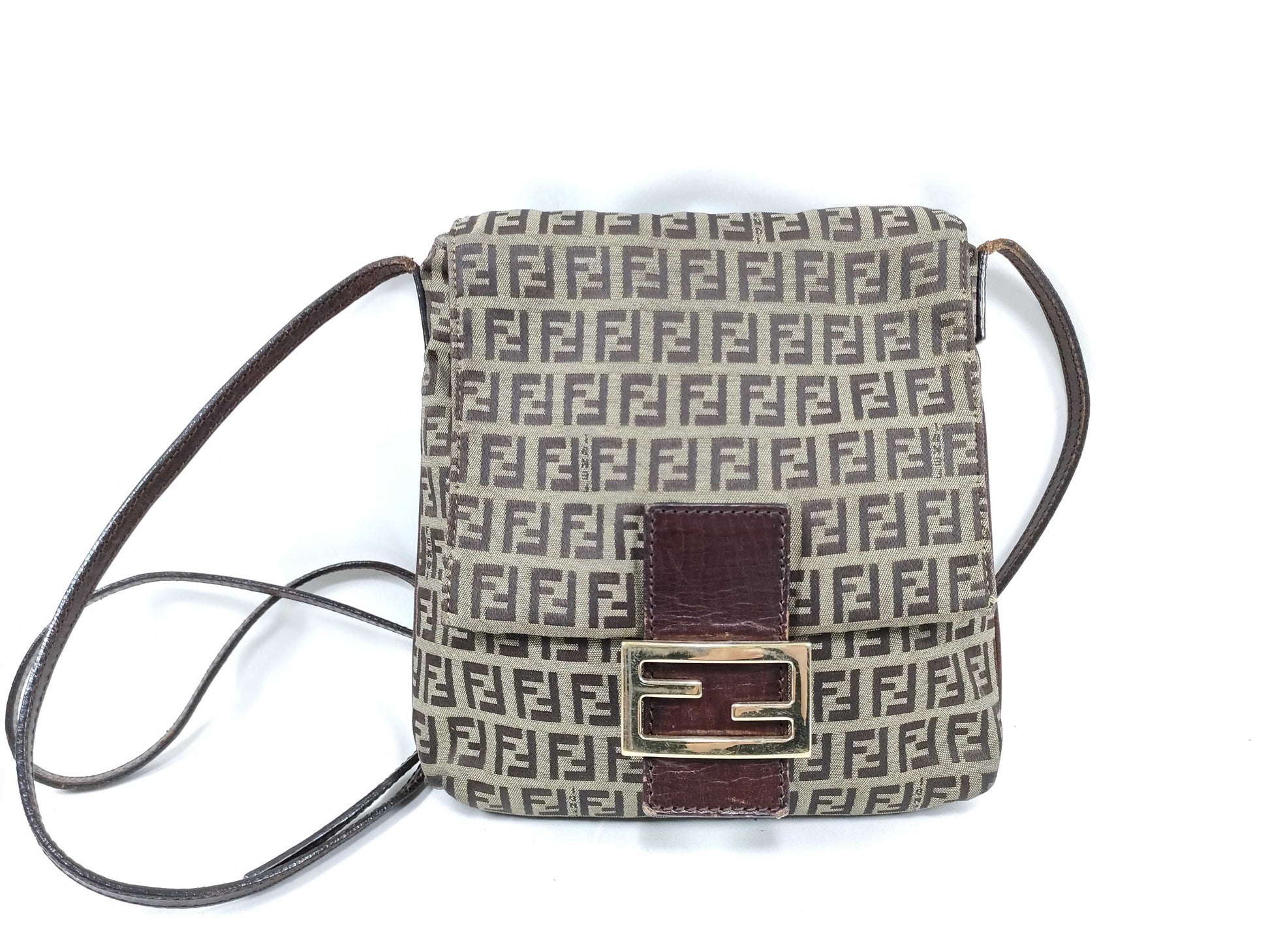 FENDI Zucchino Shoulder Bag