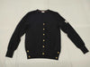 MONCLER Dark Blue Gold Button M Cardigan