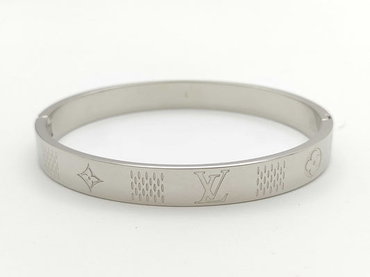 LOUIS VUITTON Vuitton Bracelet Metal Silver L m1387m Bracelet Bangle