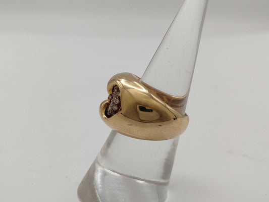 BVLGARI Abrazzio Diamond 750 14.5g Ring 