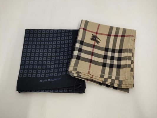 BURBERRY Check Handkerchief 2 Pieces Set Other Accessories