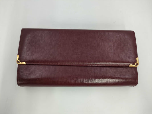 Cartier Cartier Mastline Leather Long Wallet Wallet