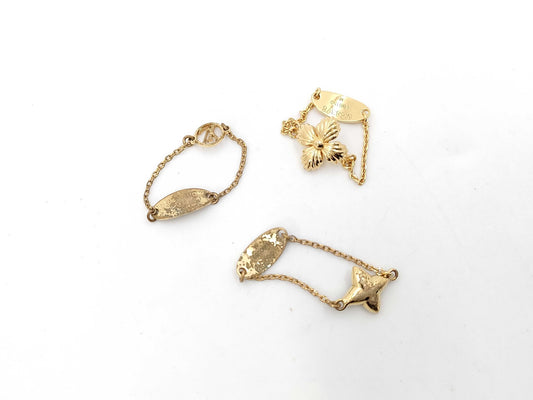 LOUIS VUITTON Louis Vuitton Berg Blooming Strass Chainring Set of 3 Rings