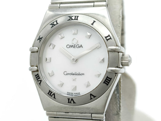 OMEGA 1571.71 57967147 Quartz Shell Dial Women's Watch