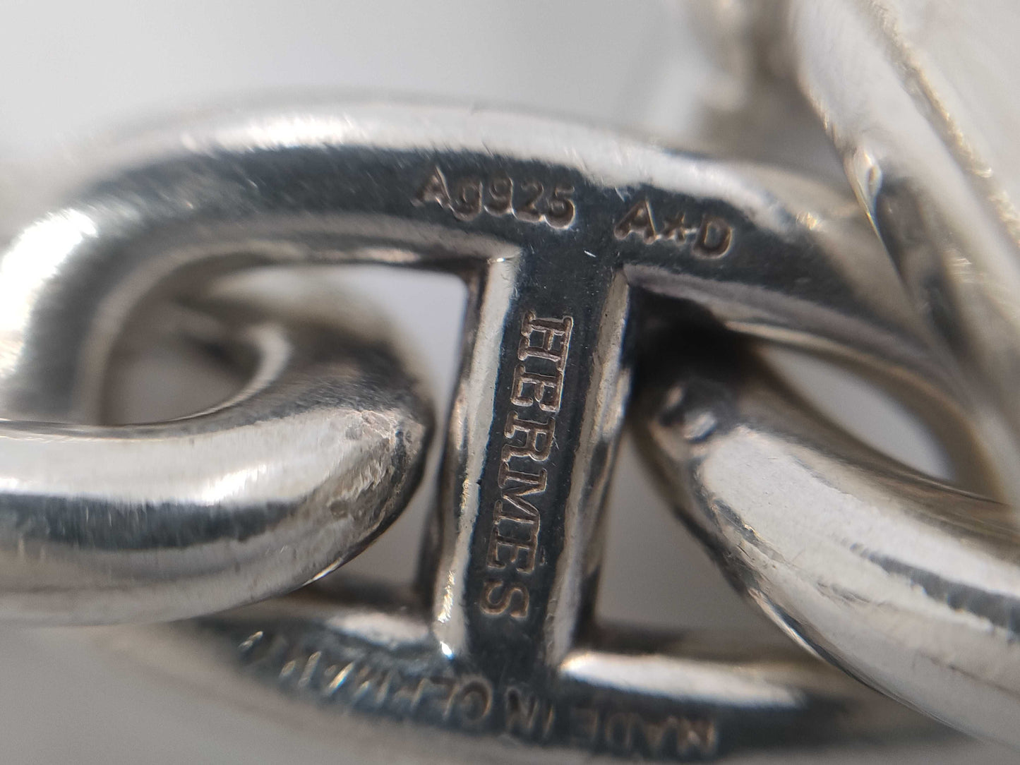 HERMES HERMES Schone Dunkle 12-Panel Bracelet Bangle