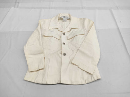 CHANEL CHANEL Cotton Jacket WHI Jacket