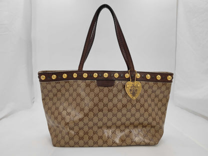 GUCCI GG Crystal Brown 207291 Tote Bag