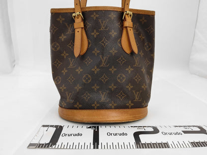 LOUIS VUITTON Louis Vuitton Monogram Bucket PM SR1927 Tote Bag