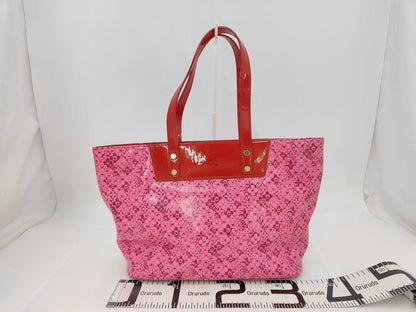 LOUIS VUITTON Louis Vuitton Beach Cosmic Blossom PM Rose RC0110 Takashi Murakami Collaboration Tote Bag