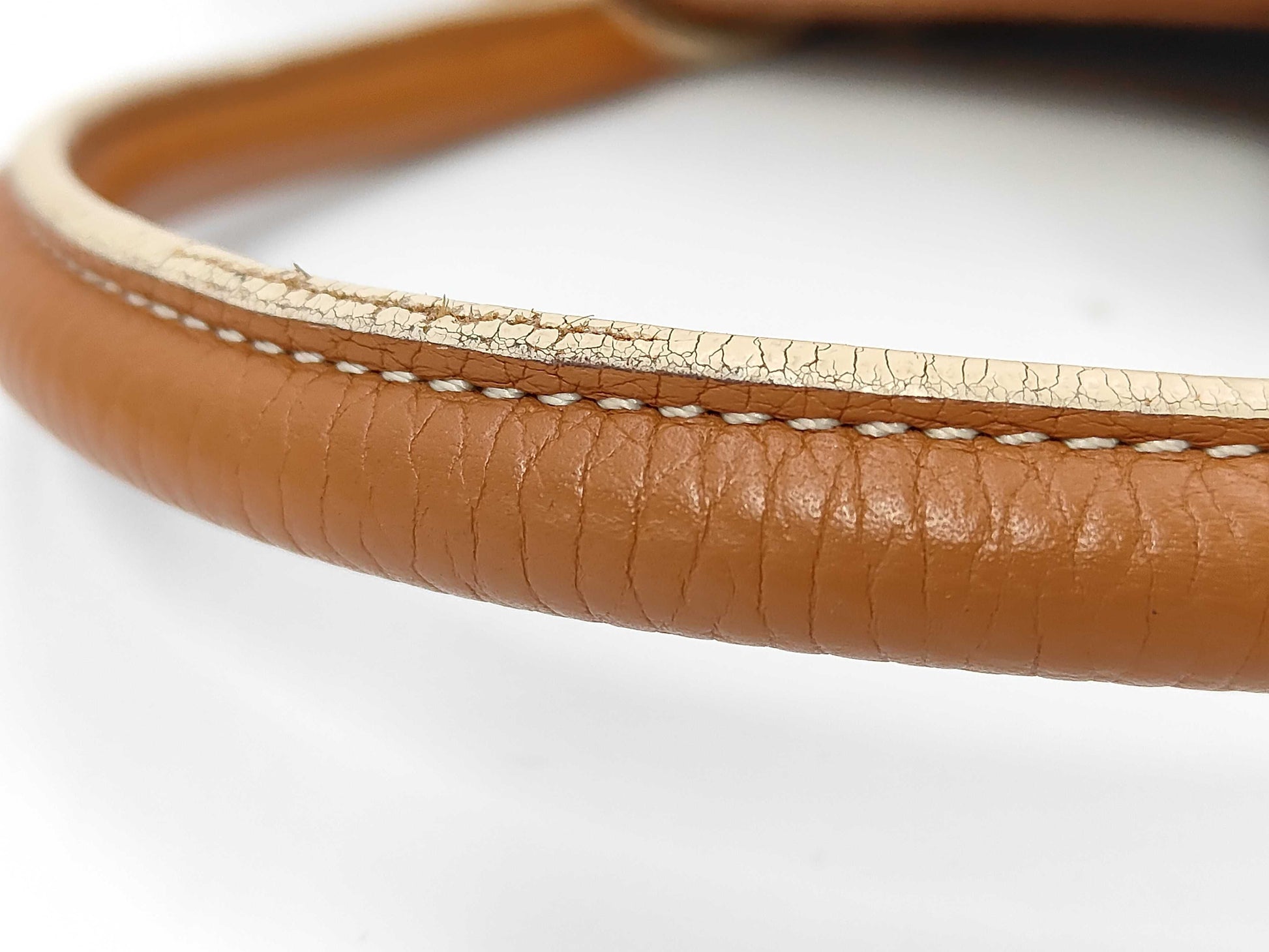 LOEWE Senda Handbag Leather Camel Shoulder Bag