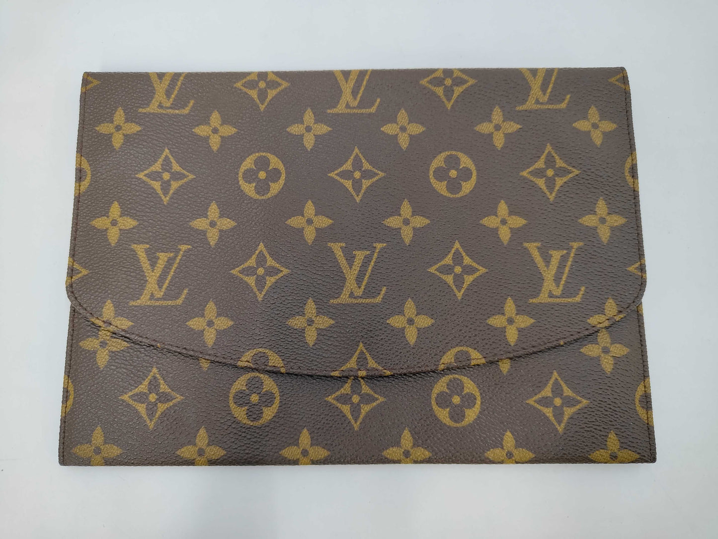 LOUIS VUITTON Louis Vuitton Monogram Pochette Lava 23 Serial Unknown Clutch Bag