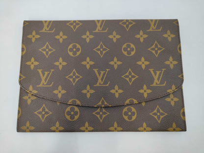 LOUIS VUITTON Louis Vuitton Monogram Pochette Lava 23 Serial Unknown Clutch Bag