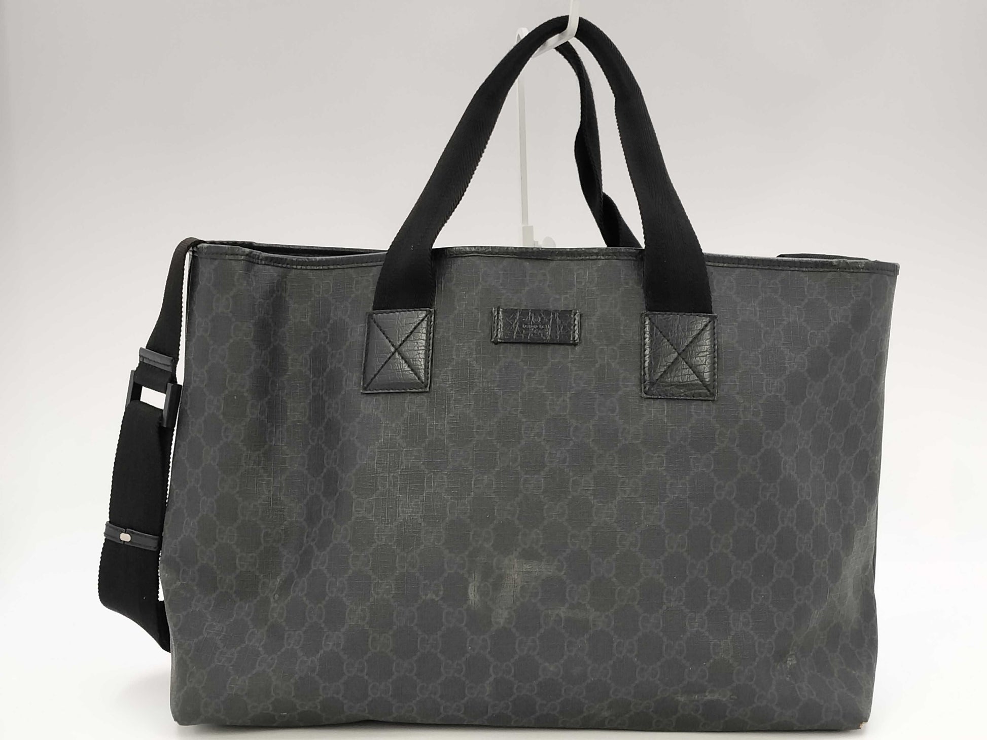 GUCCI Gucci GG Plus Tote Bag PVC Black 162785 Tote Bag