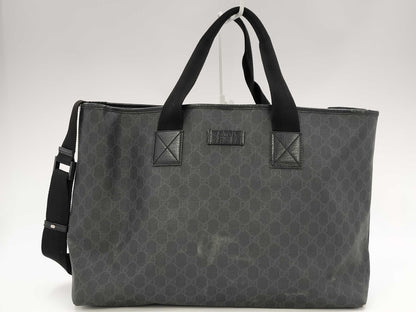 GUCCI Gucci GG Plus Tote Bag PVC Black 162785 Tote Bag