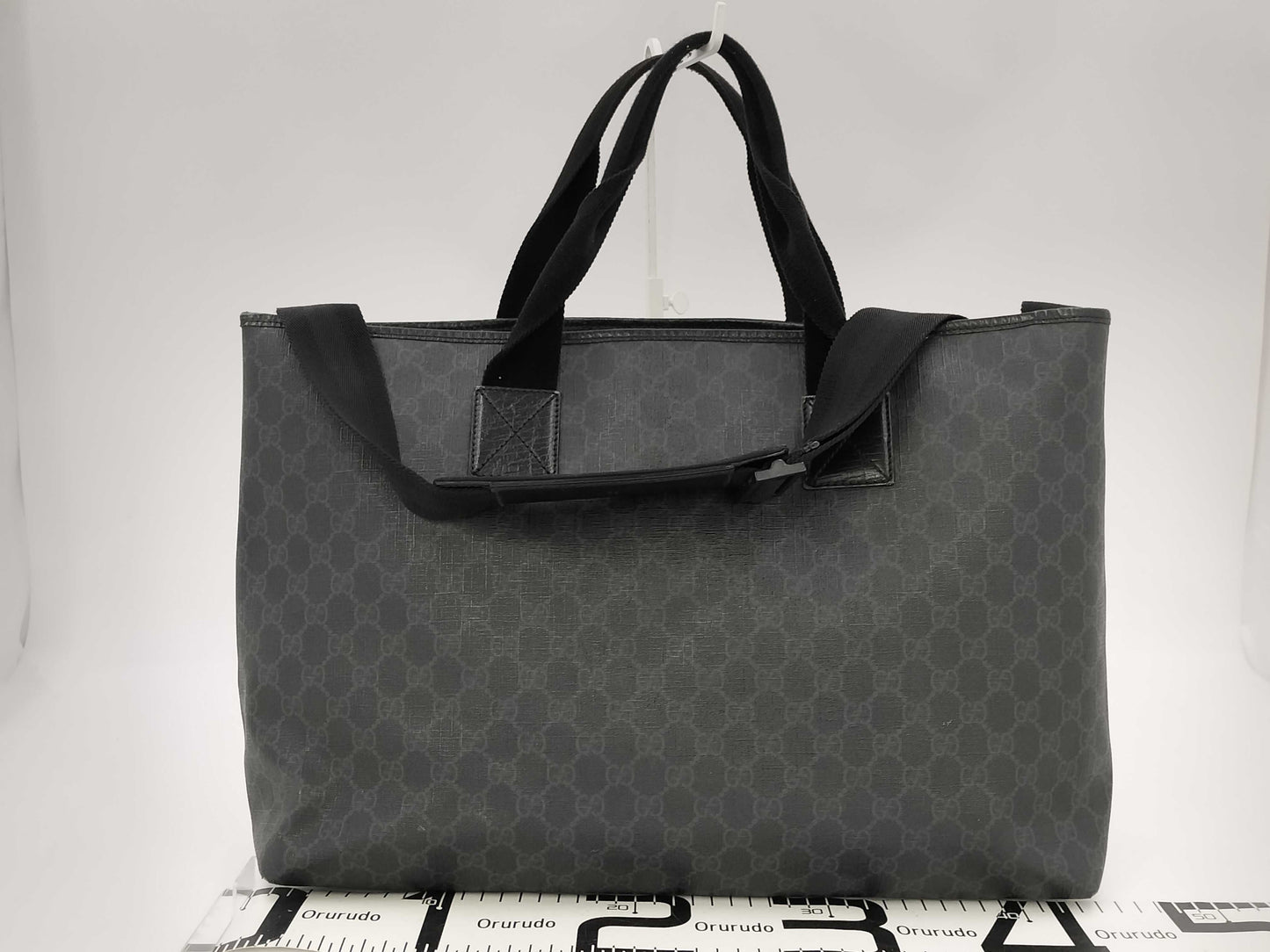 GUCCI Gucci GG Plus Tote Bag PVC Black 162785 Tote Bag