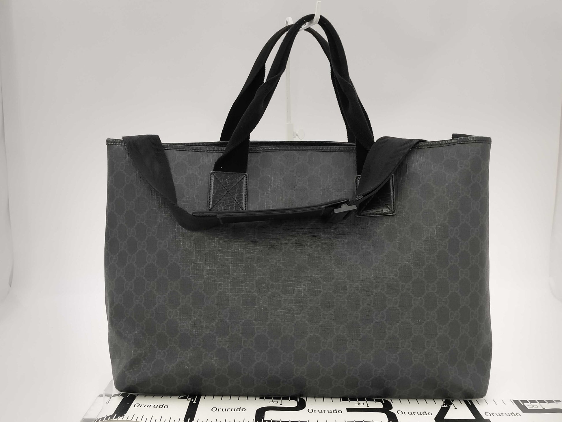 GUCCI Gucci GG Plus Tote Bag PVC Black 162785 Tote Bag
