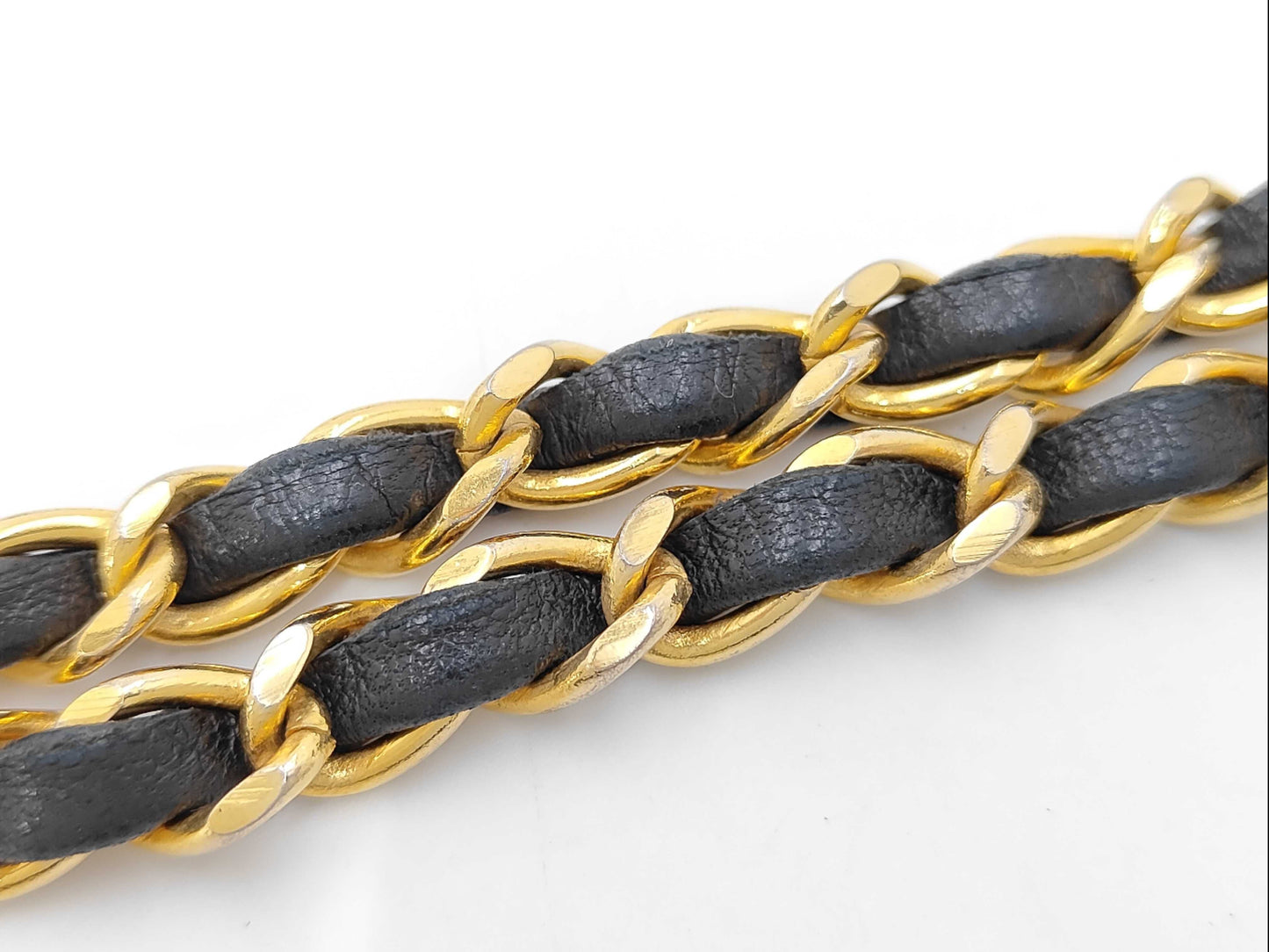 CHANEL Matlassse Chain Shoulder Lamb G Hardware Black 1274533 Shoulder Bag