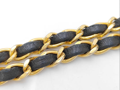 CHANEL Matlassse Chain Shoulder Lamb G Hardware Black 1274533 Shoulder Bag