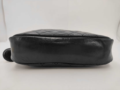 CHANEL Matlassse Chain Shoulder Lamb G Hardware Black 1274533 Shoulder Bag