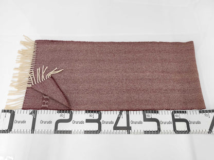 BURBERRY Burberry Muffler Cashmere Bordeaux White Other Accessories