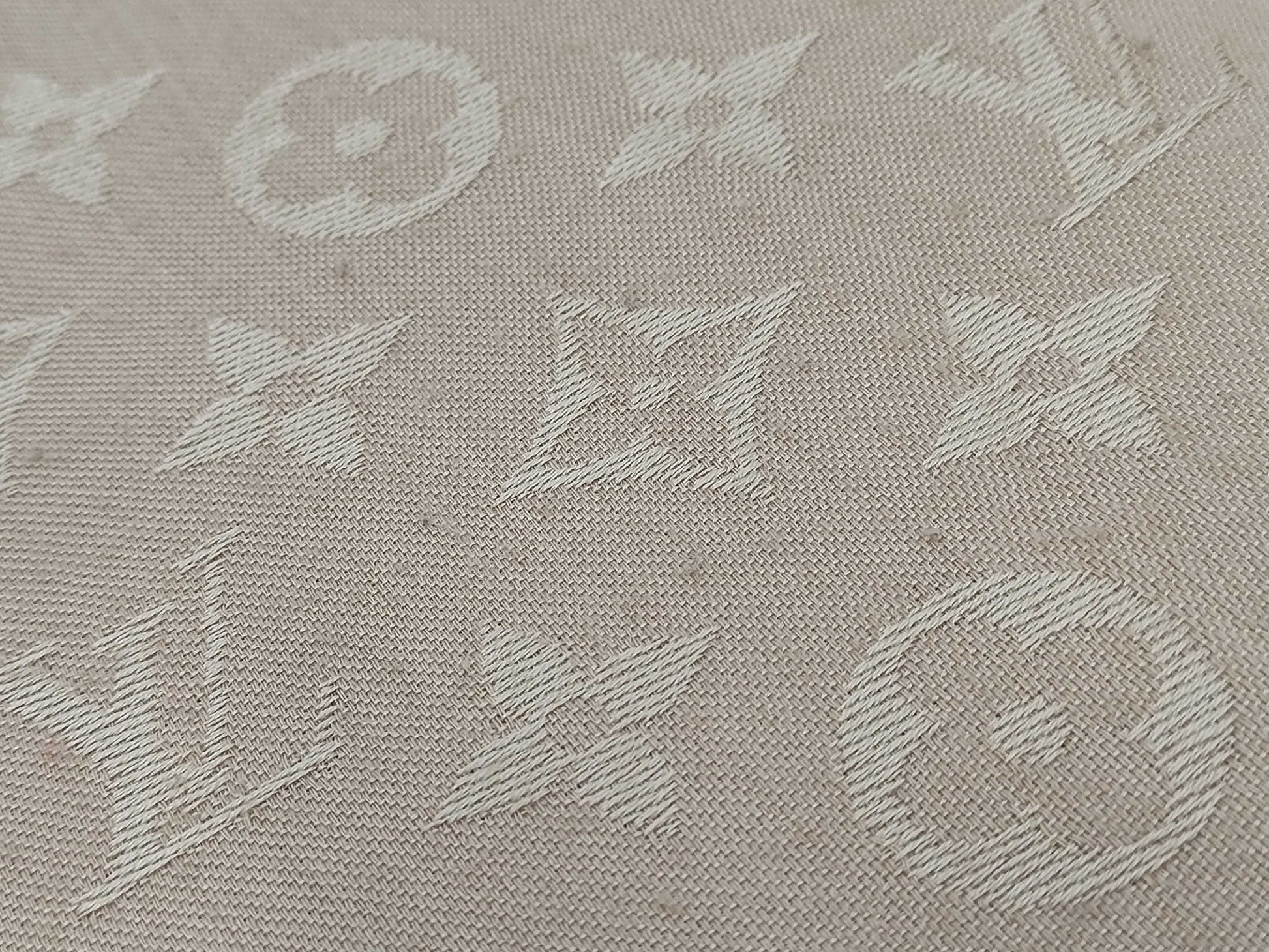 LOUIS VUITTON Louis Vuitton Stole Silk Beige Other Accessories