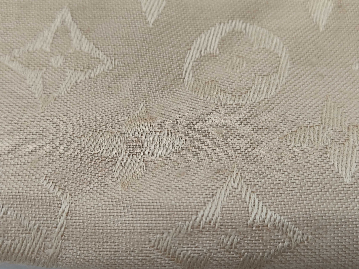 LOUIS VUITTON Louis Vuitton Stole Silk Beige Other Accessories