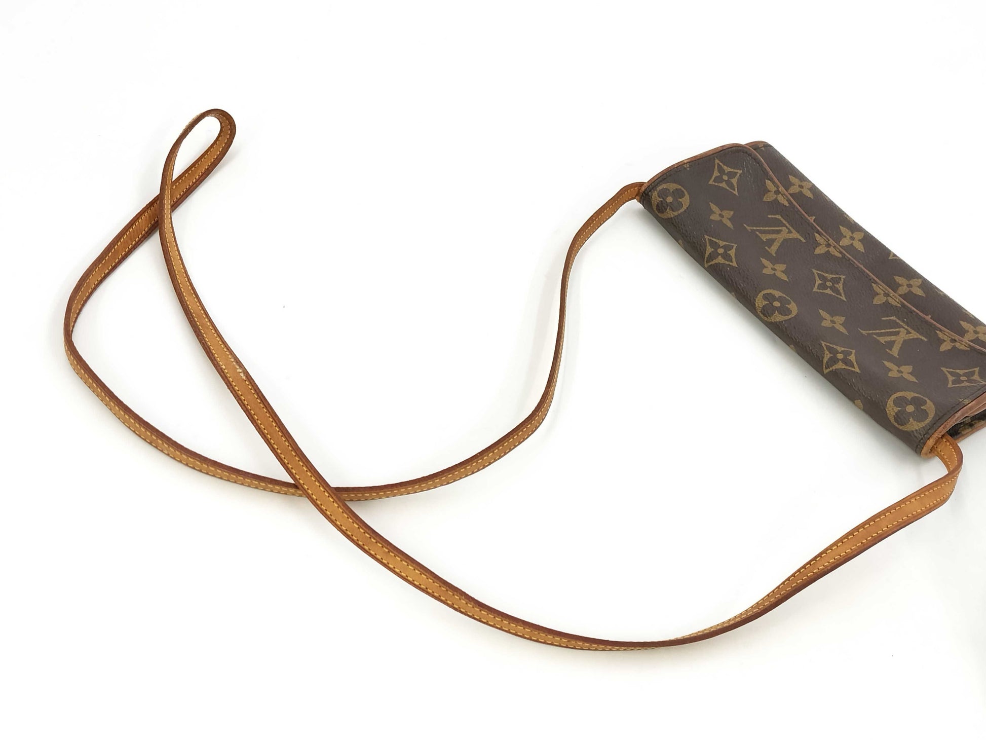 LOUIS VUITTON Monogram Pochette Twin PM CA0012 Shoulder Bag