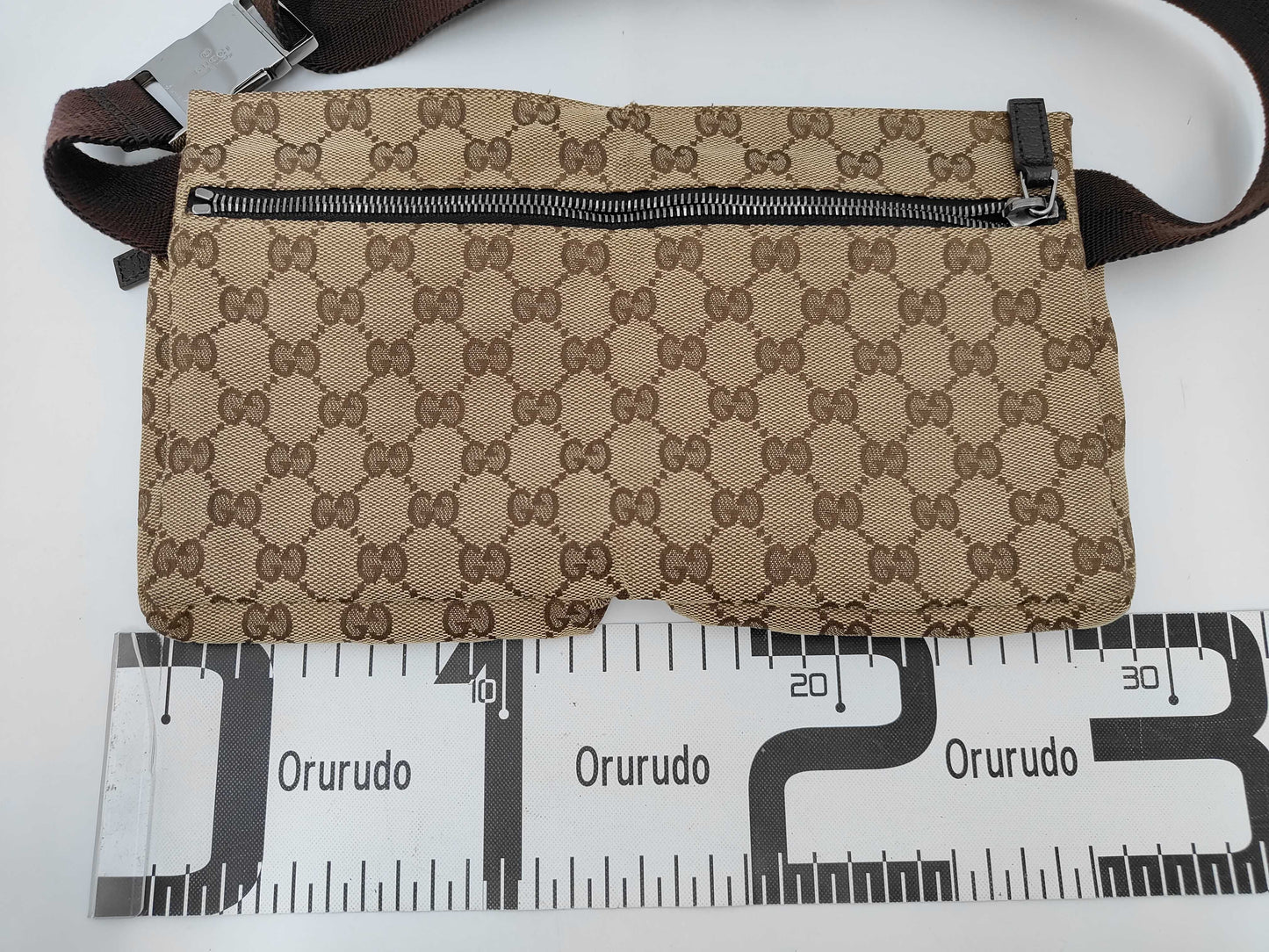 GUCCI Gucci GG Canvas Body Bag Brown 28566 Waist Bag