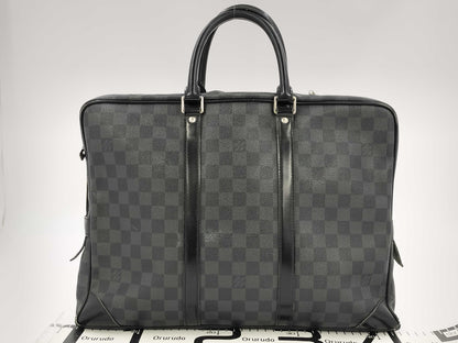 LOUIS VUITTON Louis Vuitton Graffit Porte Documan Voiage BA2122 Business Bag