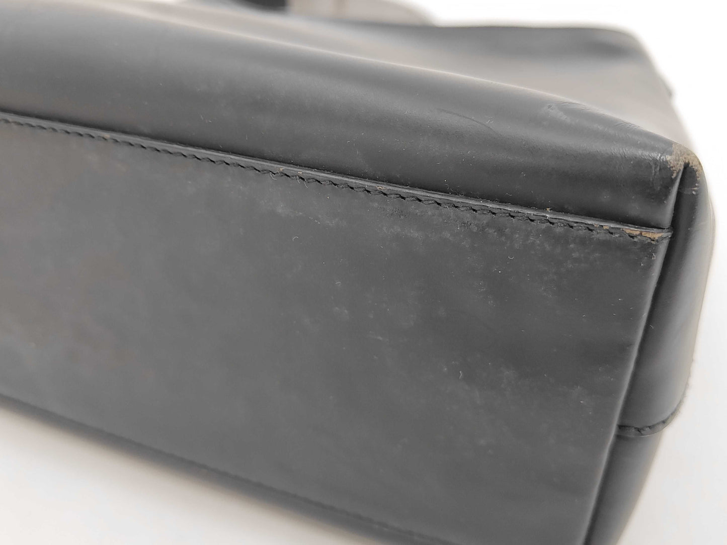 GUCCI One Shoulder Leather Black 001/3778 Handbag