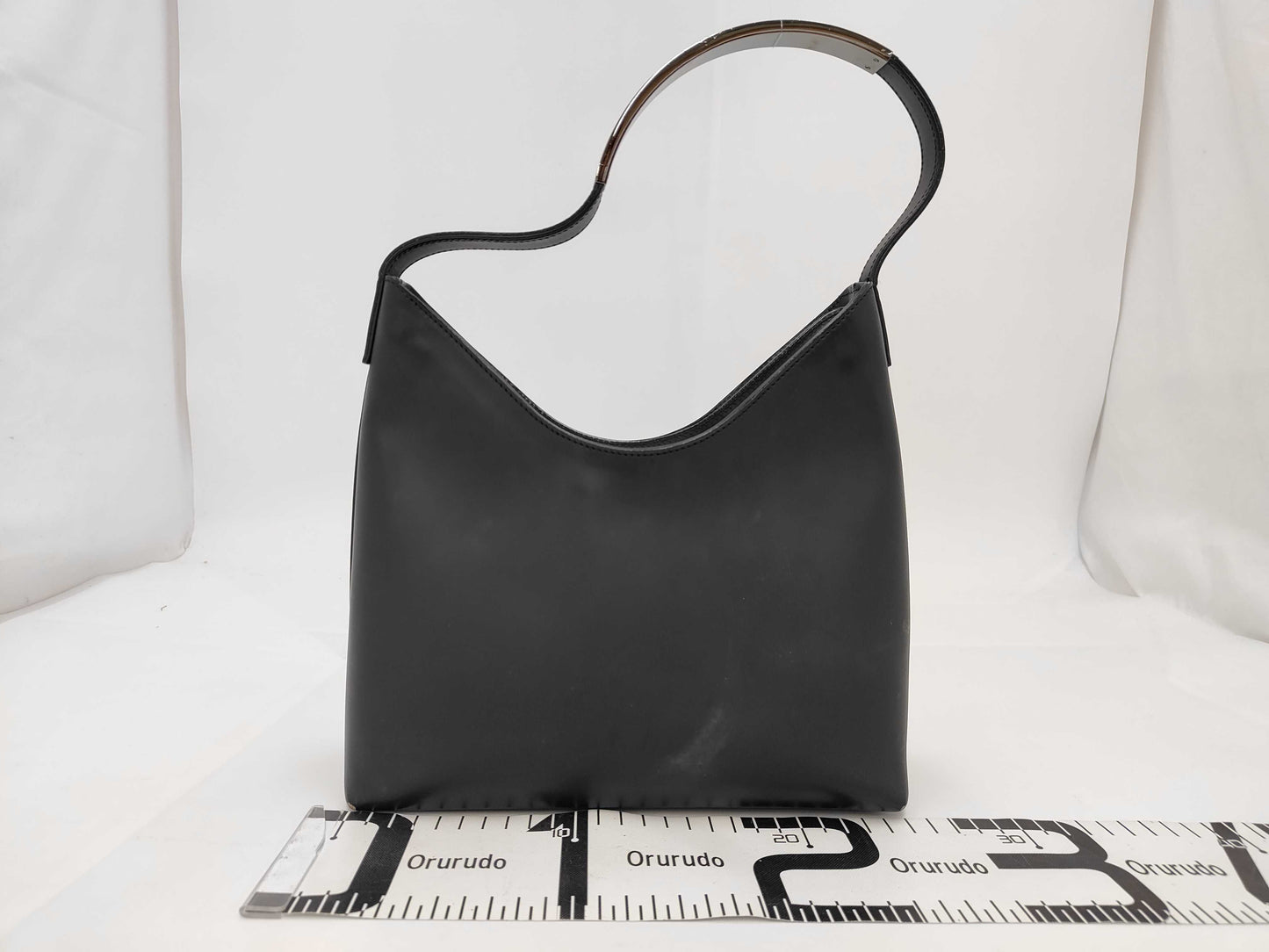 GUCCI One Shoulder Leather Black 001/3778 Handbag