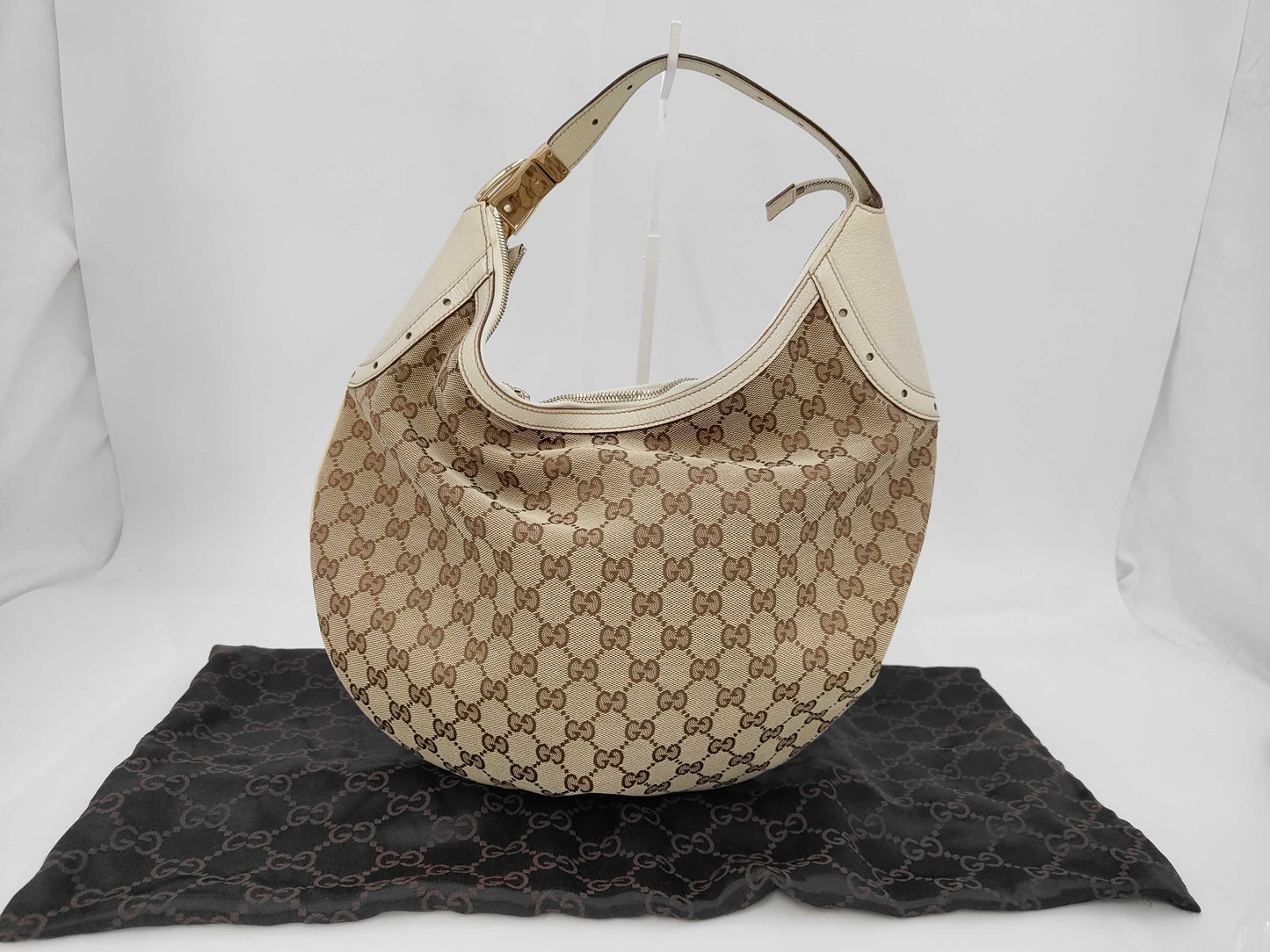 GUCCI Gucci GG Canvas One Shoulder Brown 145764 Bag