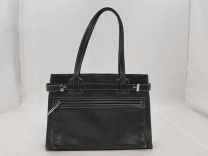 GUCCI Gucci Tote Bag Leather Black 001.4290 Handbag