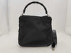 GUCCI Gucci Bamboo 2way Bag Nylon Black 001-1638 Handbag