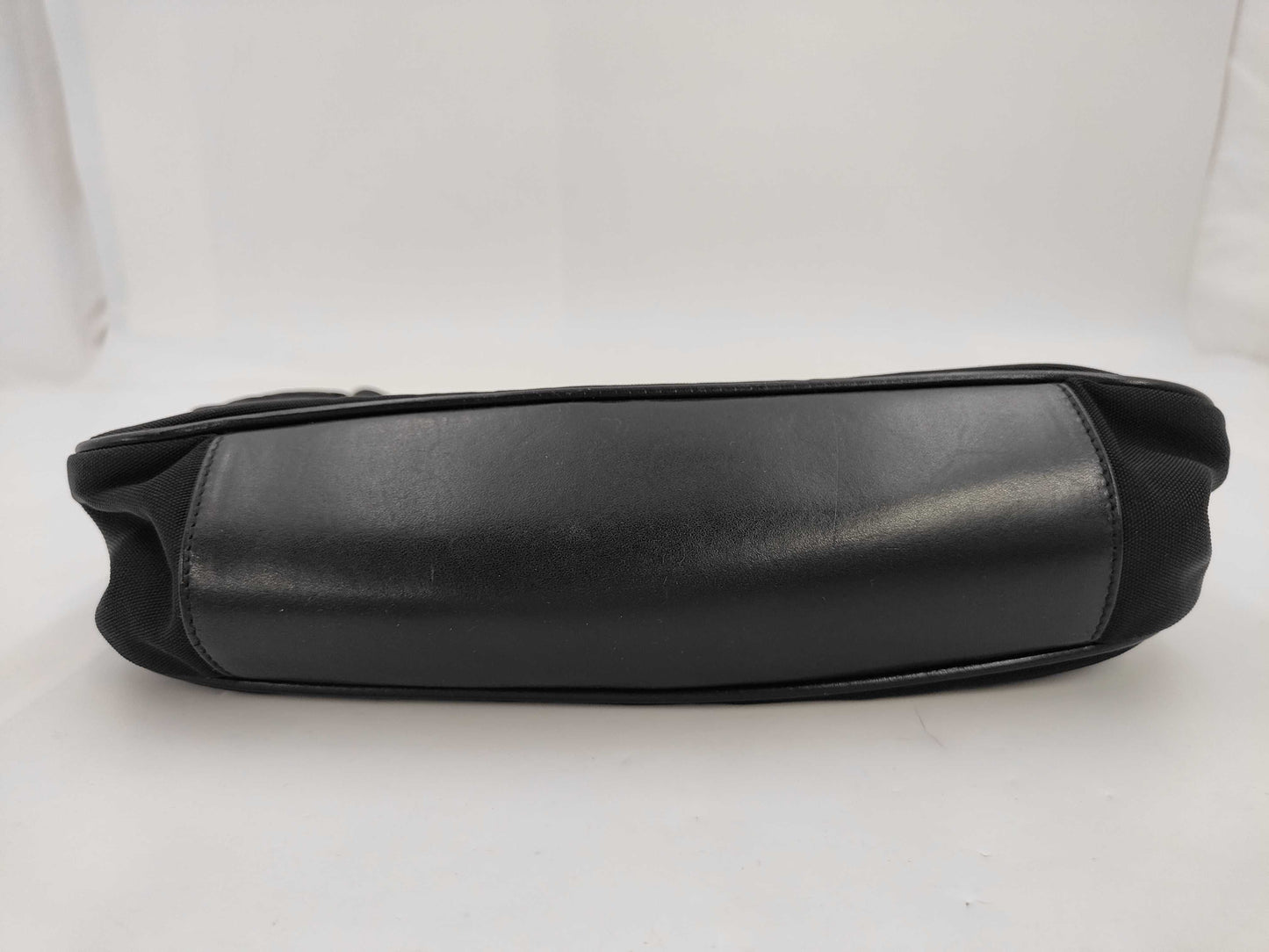 GUCCI Gucci Bamboo 2way Bag Nylon Black 001-1638 Handbag