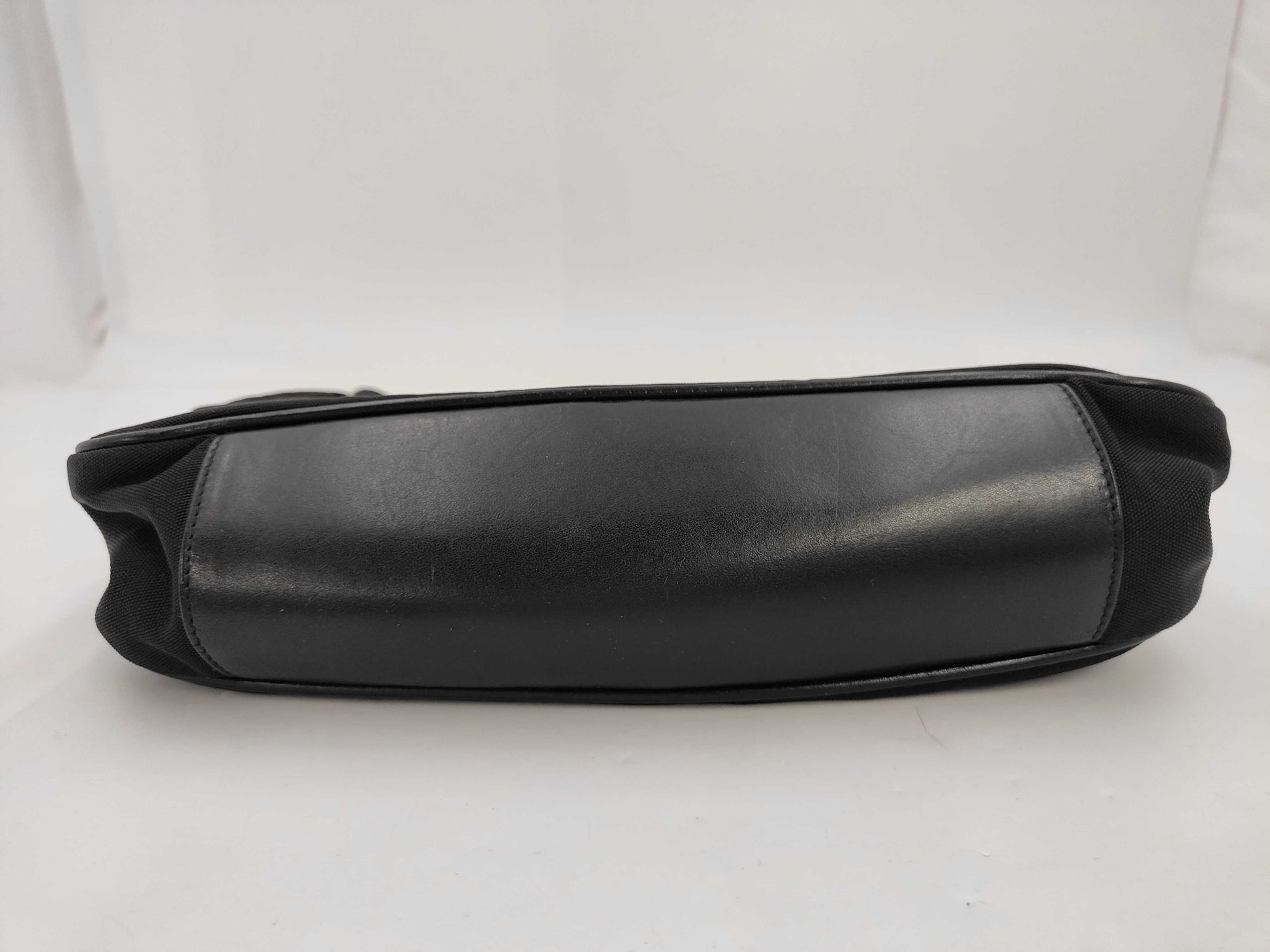 GUCCI Gucci Bamboo 2way Bag Nylon Black 001-1638 Handbag