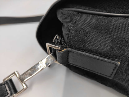GUCCI GG Canvas Black 28562 Shoulder Bag