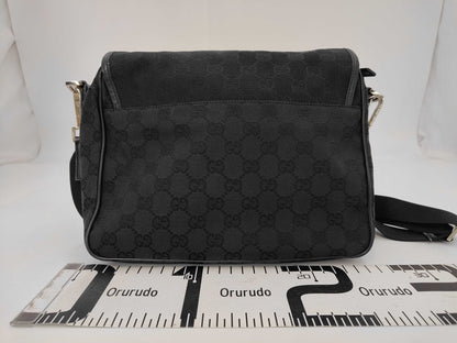 GUCCI GG Canvas Black 28562 Shoulder Bag