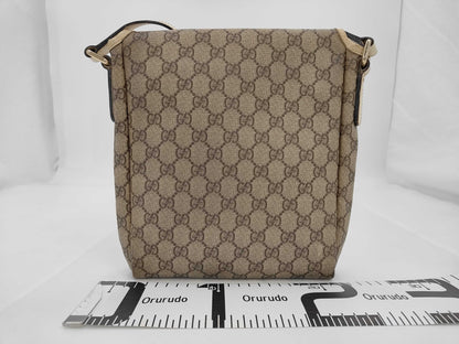 GUCCI Gucci GG Plus PVC Brown 223666 Shoulder Bag