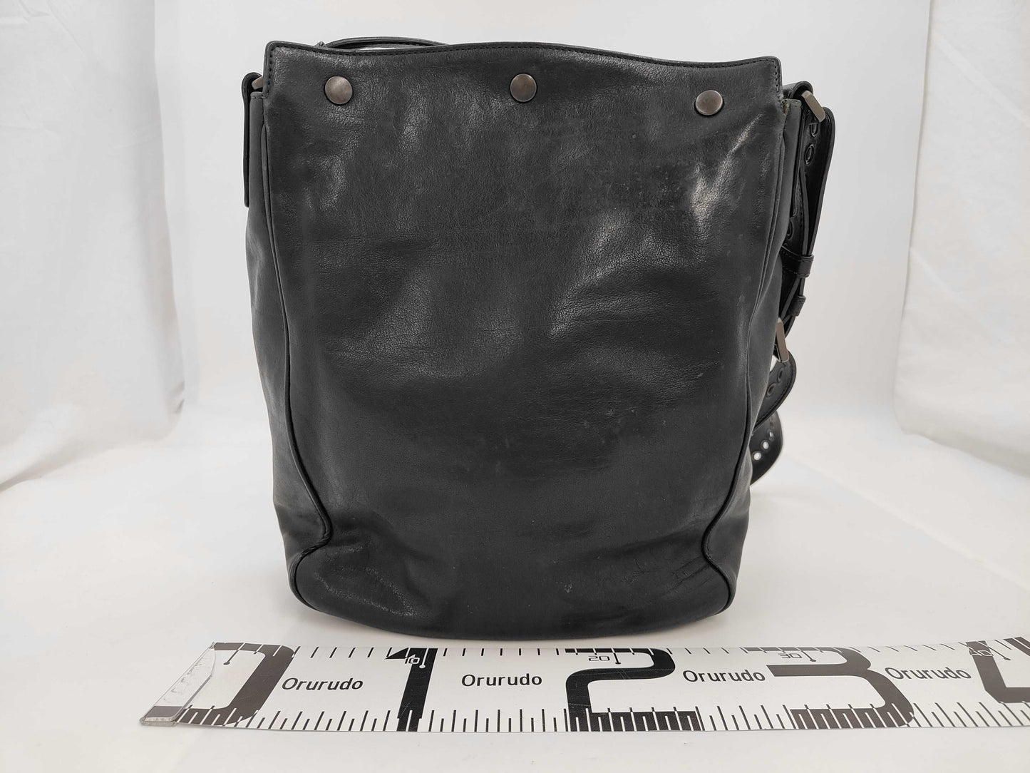 BOTTEGA VENETA Intrecciato Leather Black Shoulder Bag